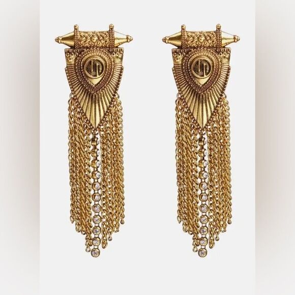 tassel drop earrings A377 - Picture 1 of 4